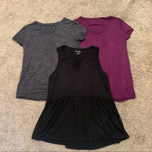 Girl’s Art Class Top Shirt Bundle Lot (3) XL 14/16